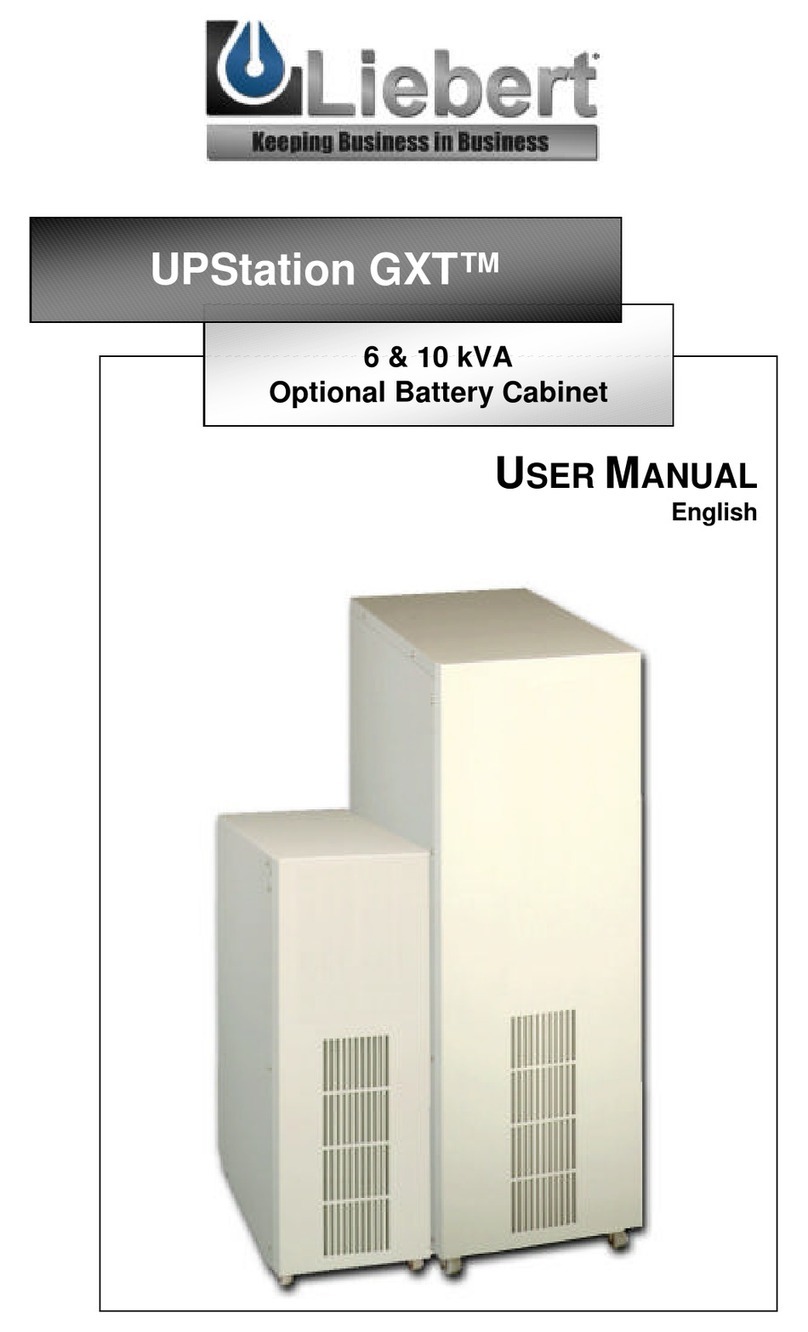 Liebert GXT240VBATT user manual