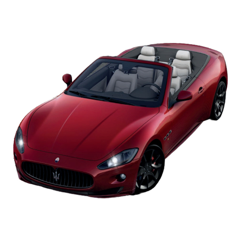 Maserati GRANCABRIO RANGE User manual
