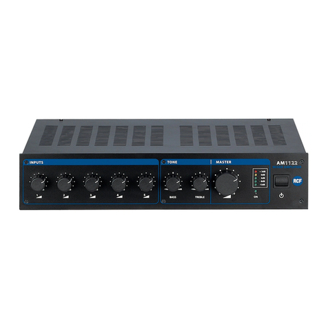 RCF AM1122-N User manual