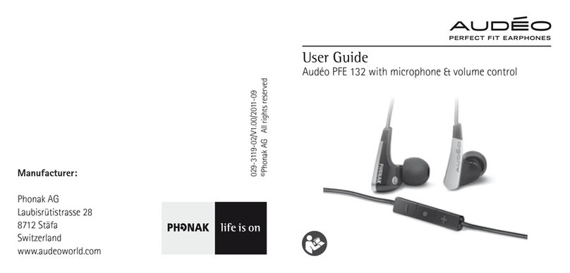 Audeo Audeo PFE 132 user guide