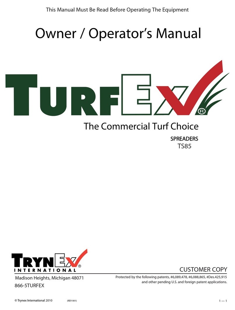 TurfEx TS-85 Owner's/operator's manual