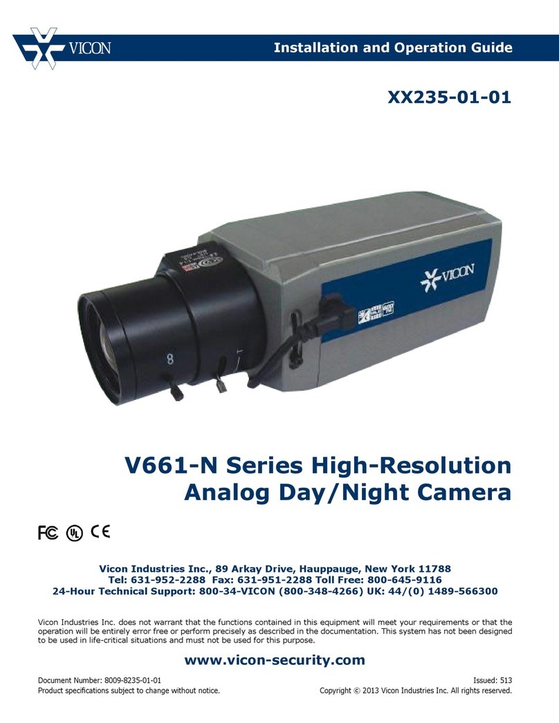 Vicon XX235-01-01 Operating instructions