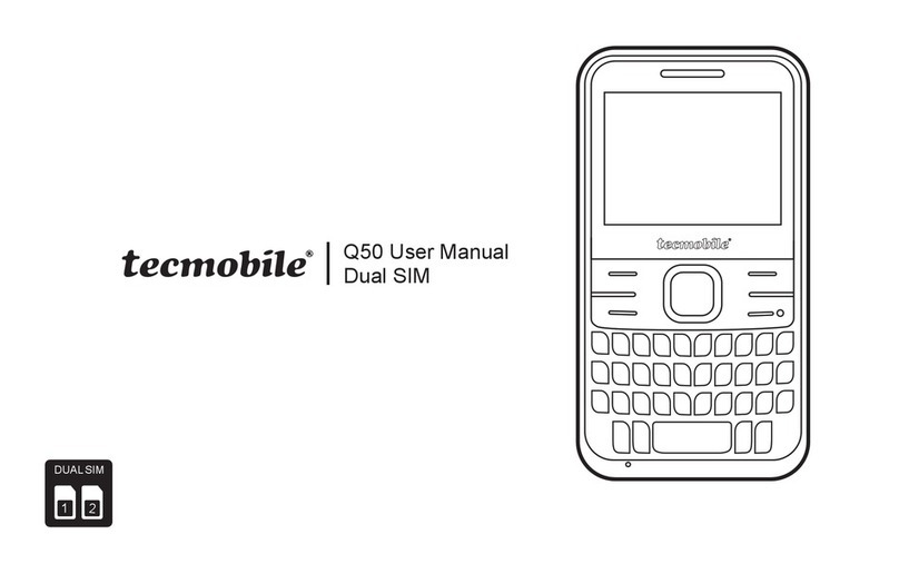 Tecmobile Q50 User manual Tecmobile Q50 User manual