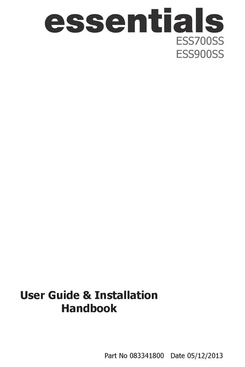 Essentials ESS700SS Users guide & installation handbook Essentials ESS700SS Users guide & installation handbook