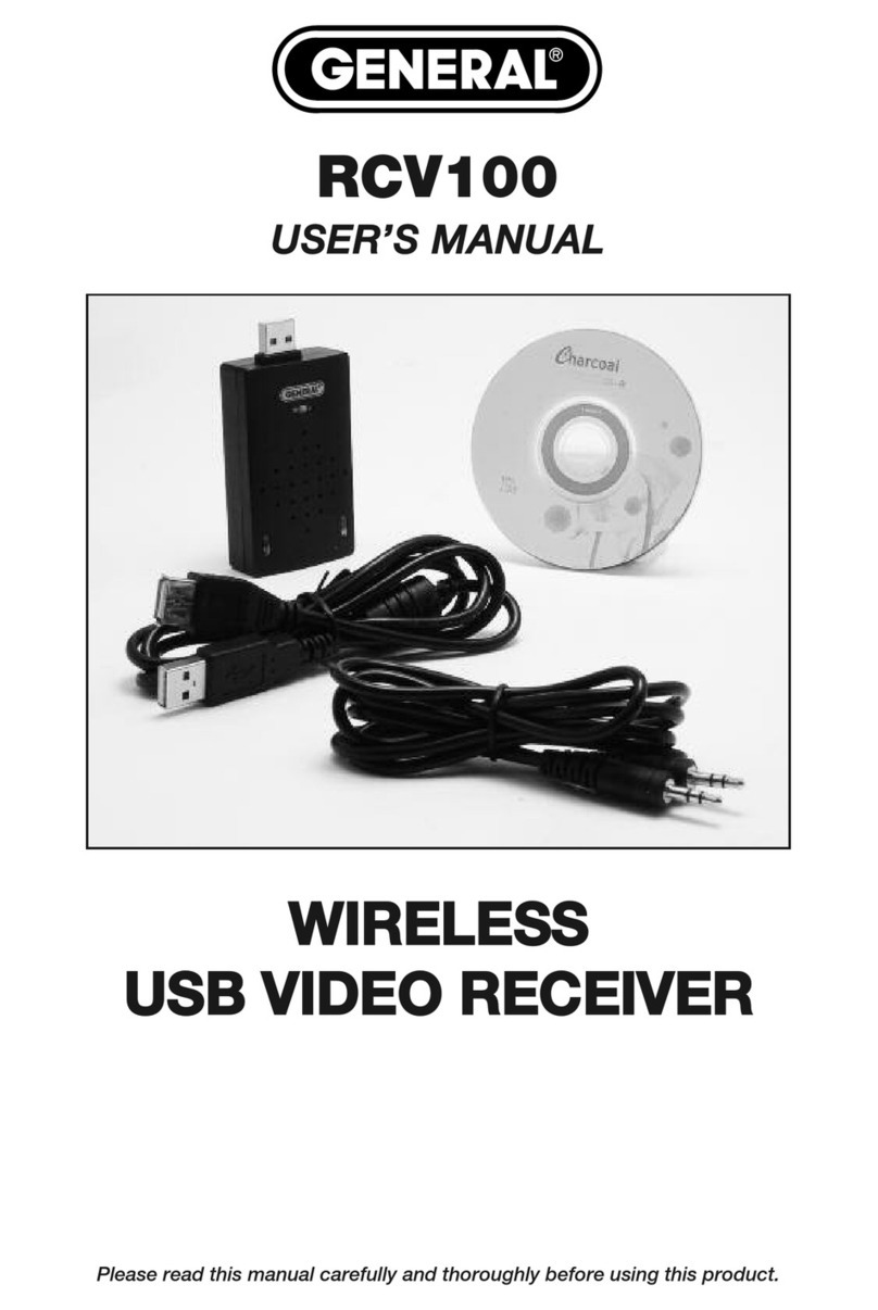 General RCV100 user manual