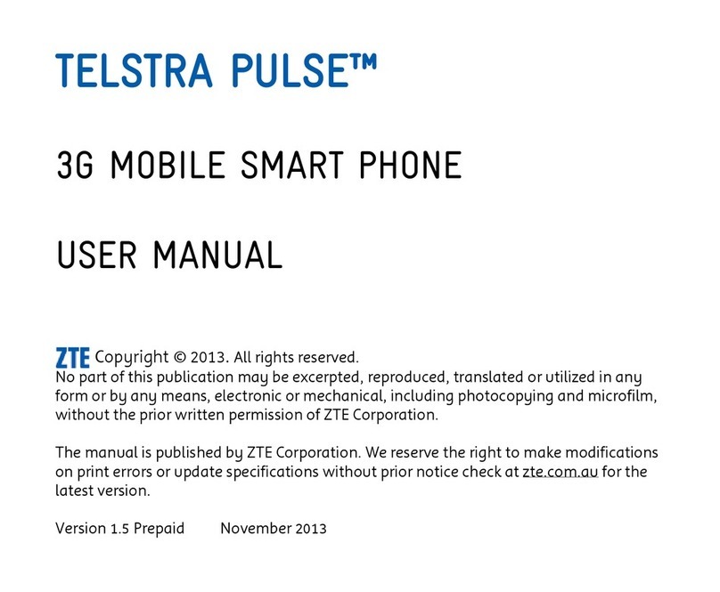 Zte Telstra Pulse user manual