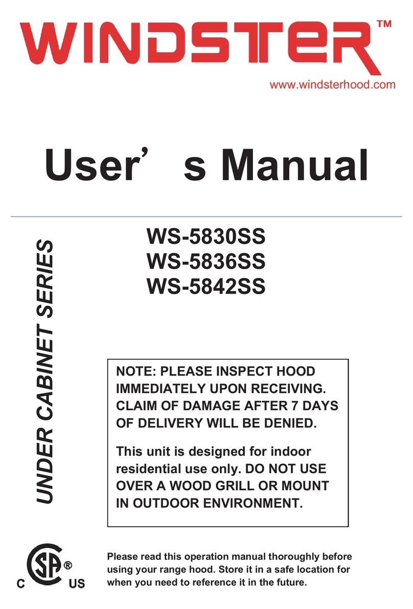 Windster WS-5830SS User manual Windster WS-5830SS User manual