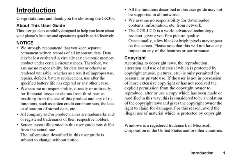 Sharp GX30i User manual