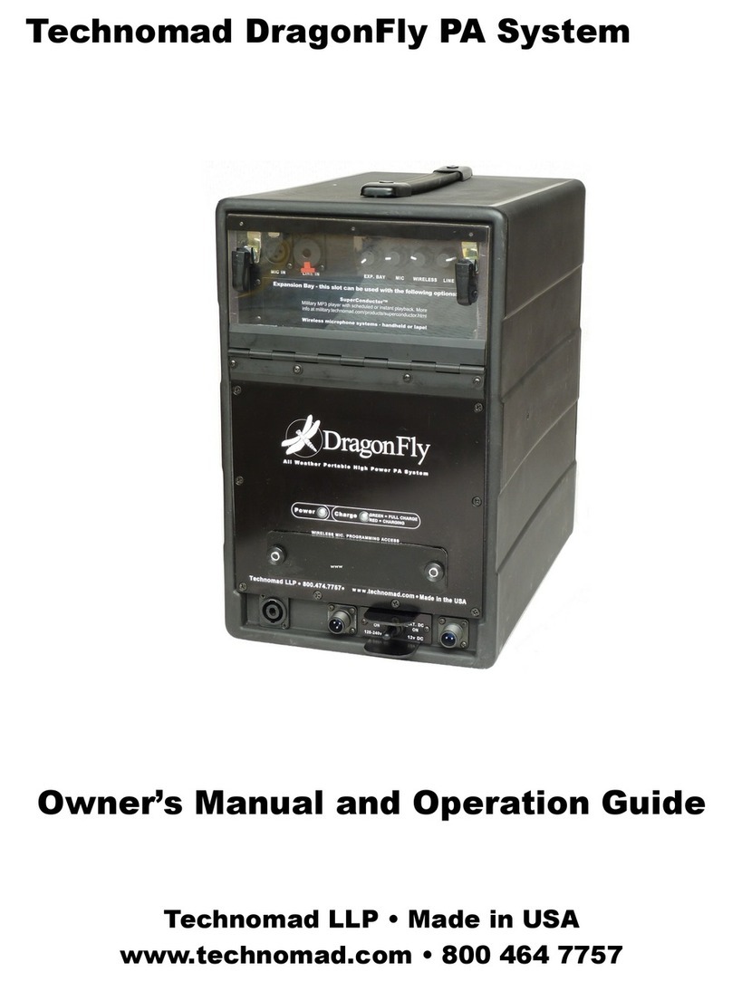 Technomad DragonFly User manual