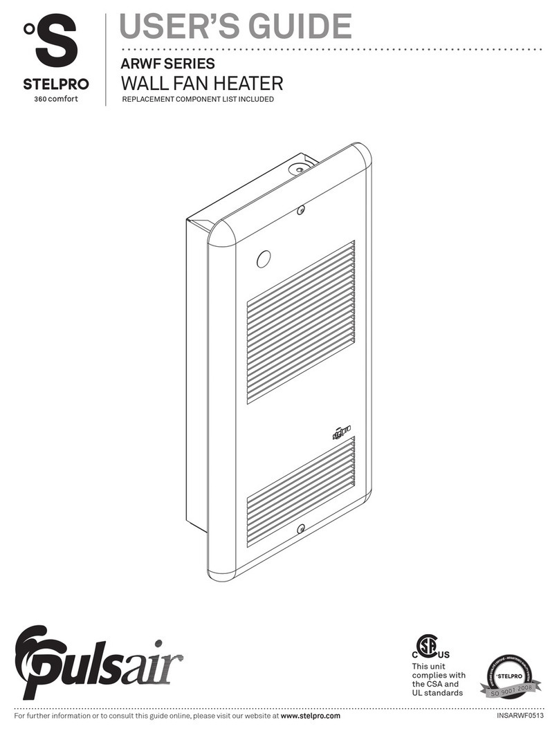pulsair ARWF series user guide