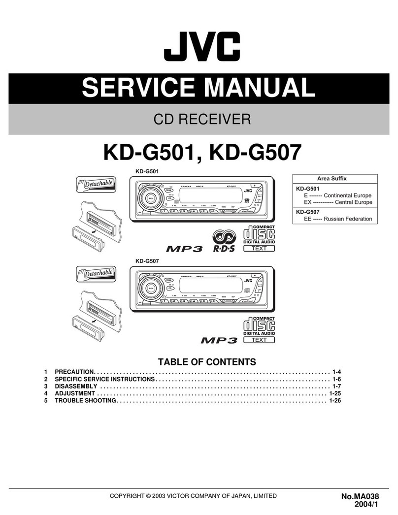 JVC KD-G501 User manual