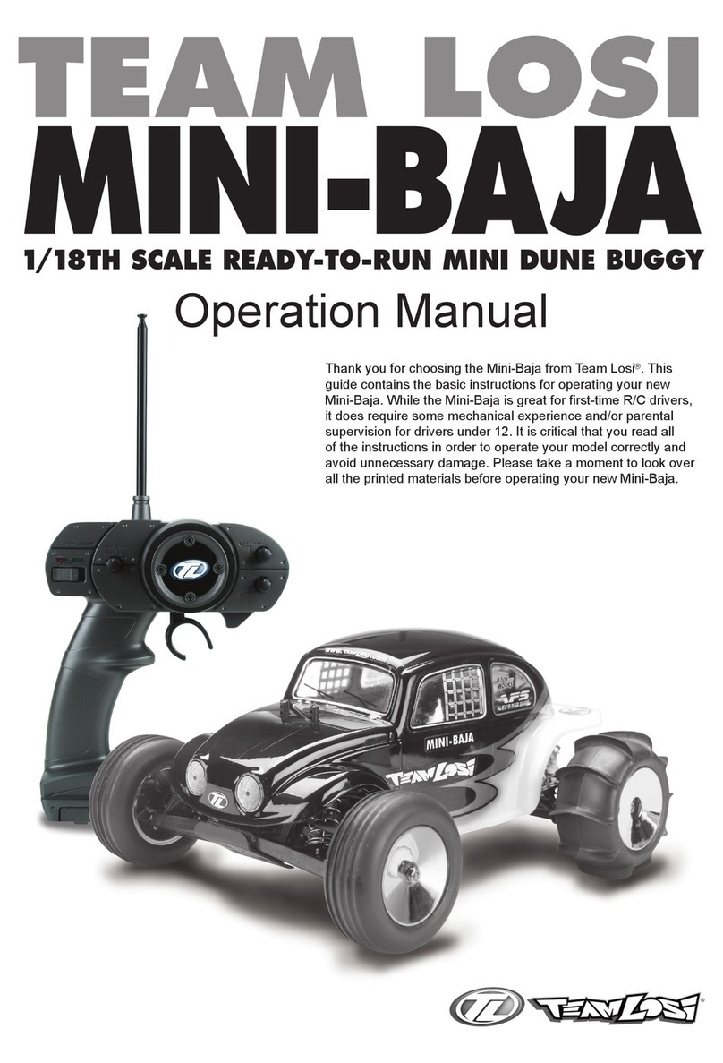 Team Losi mini-baja Operation manual