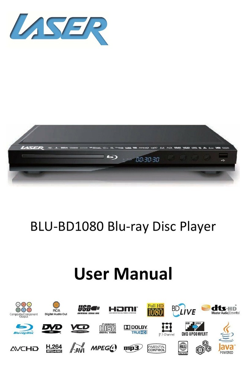 Laser BLU-BD1080 user manual