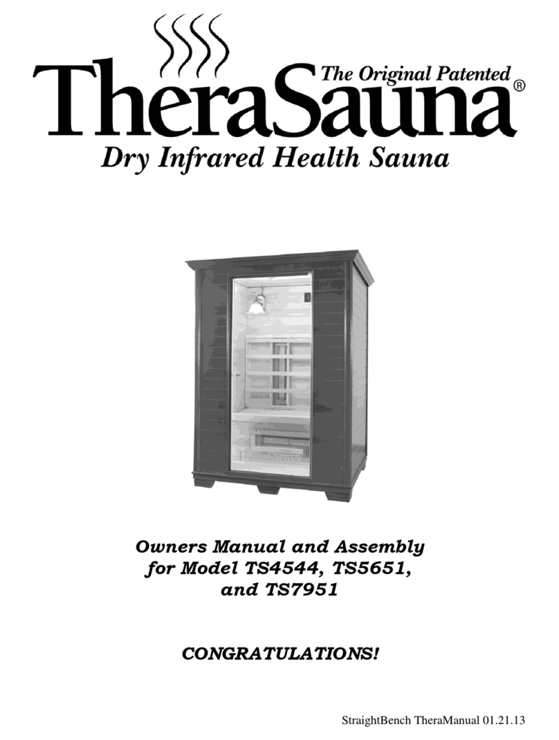 TheraSauna TS4544 User manual