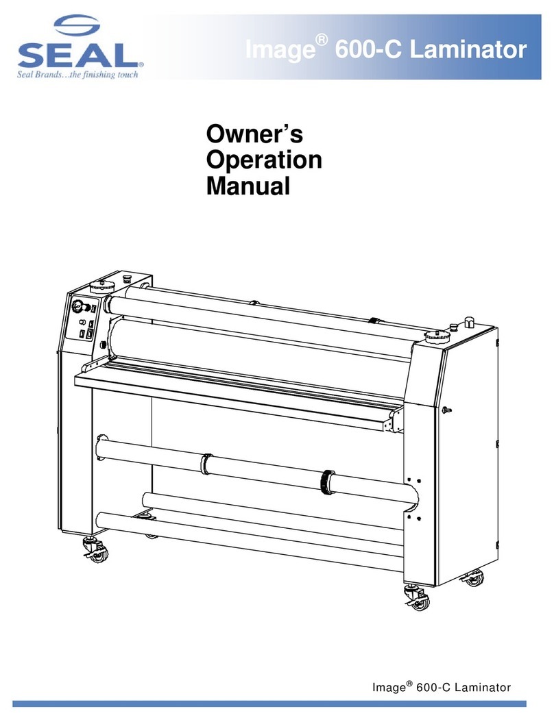 SEAL Image 600-C Owner's operation manual