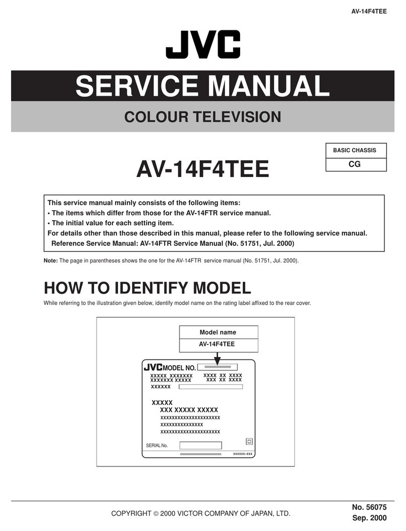 JVC AV-14F4TEE User manual JVC AV-14F4TEE User manual