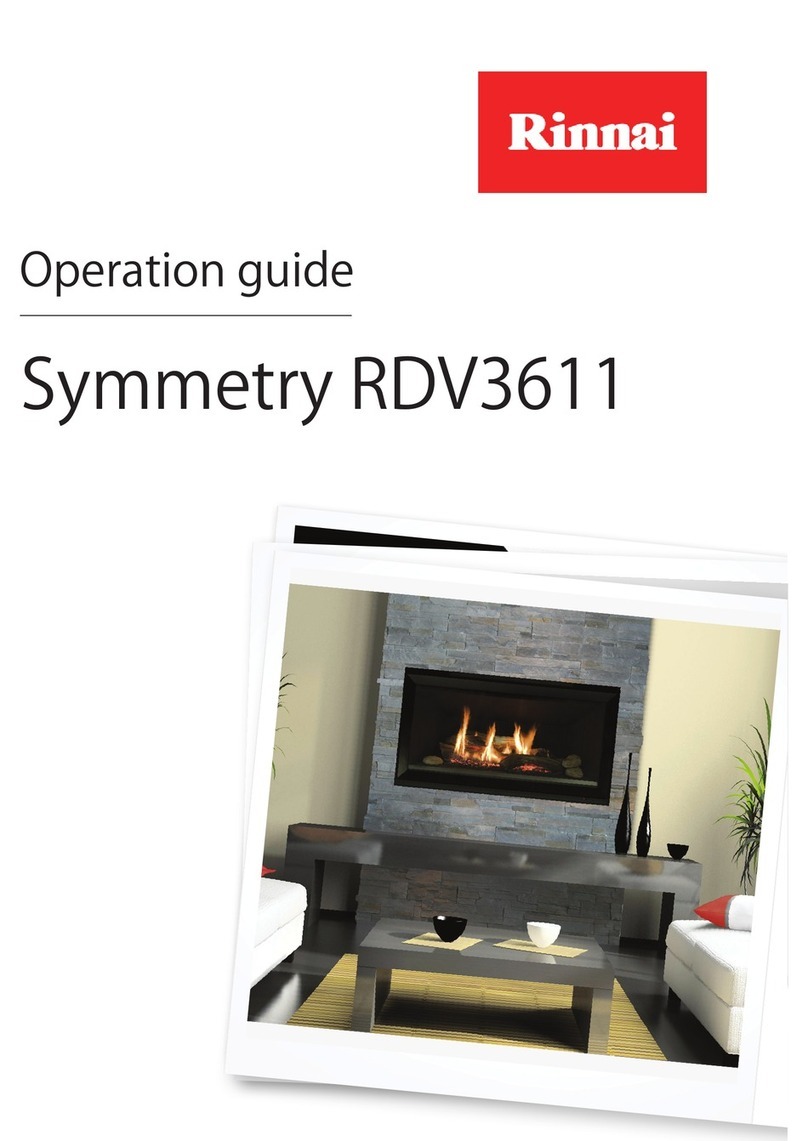 Rinnai Symmetry RDV3611 User manual