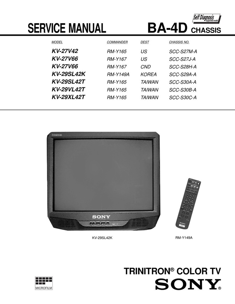Sony Trinitron KV-27V42 User manual