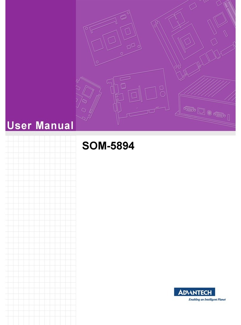 Advantech SOM-5894 User manual Advantech SOM-5894 User manual