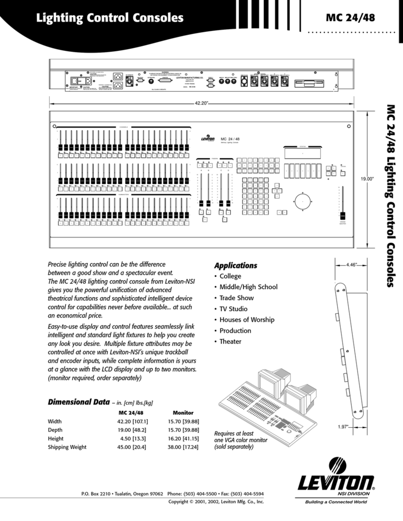 Leviton MC24 Specifications