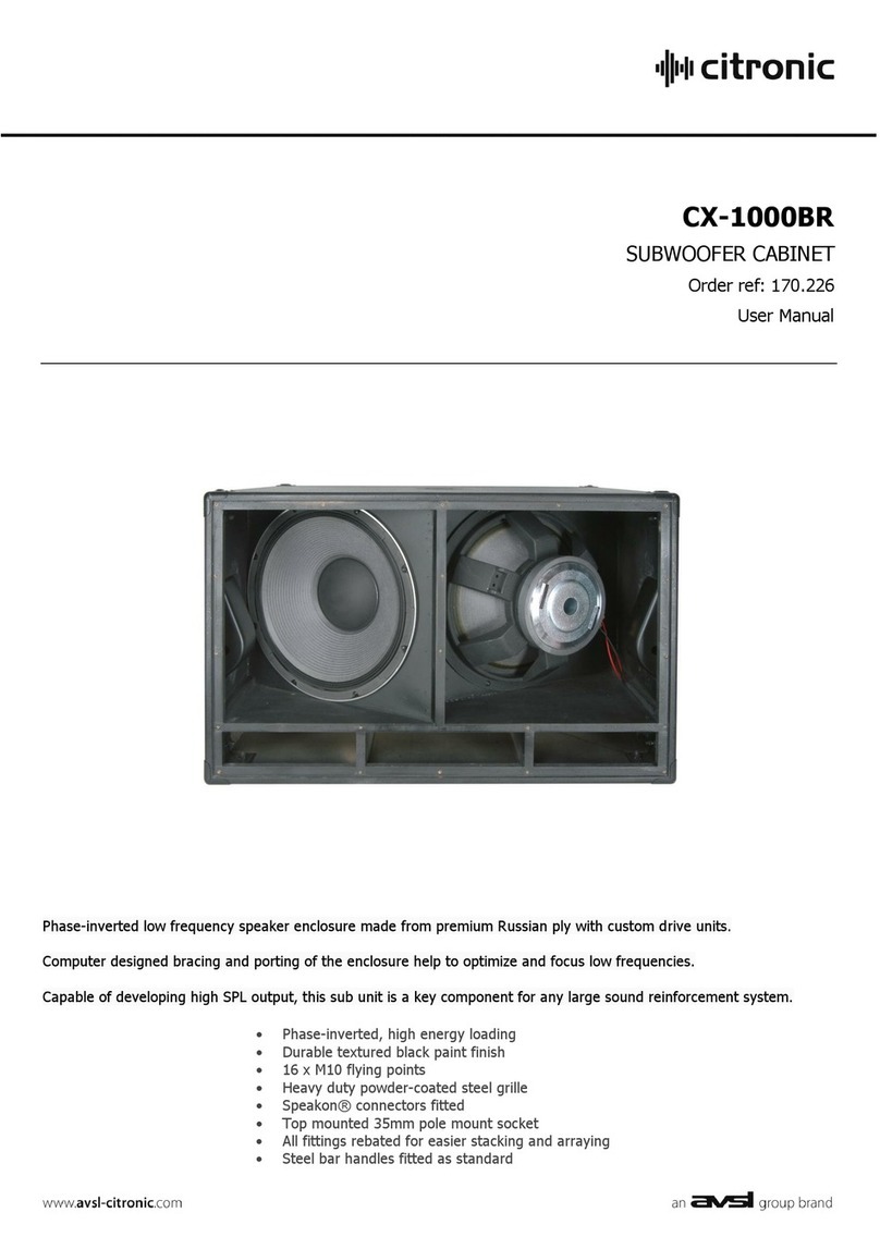 Citronic CX-1000BR user manual
