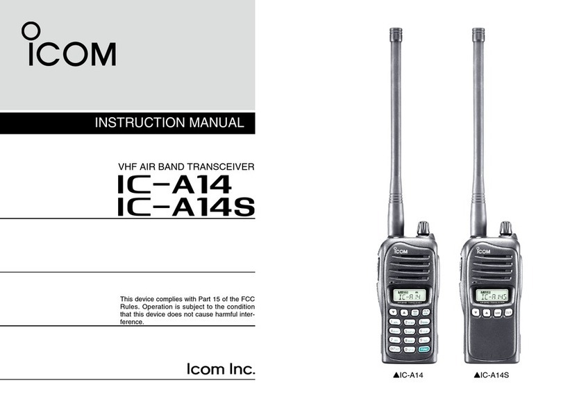 Icom IA14 instruction manual