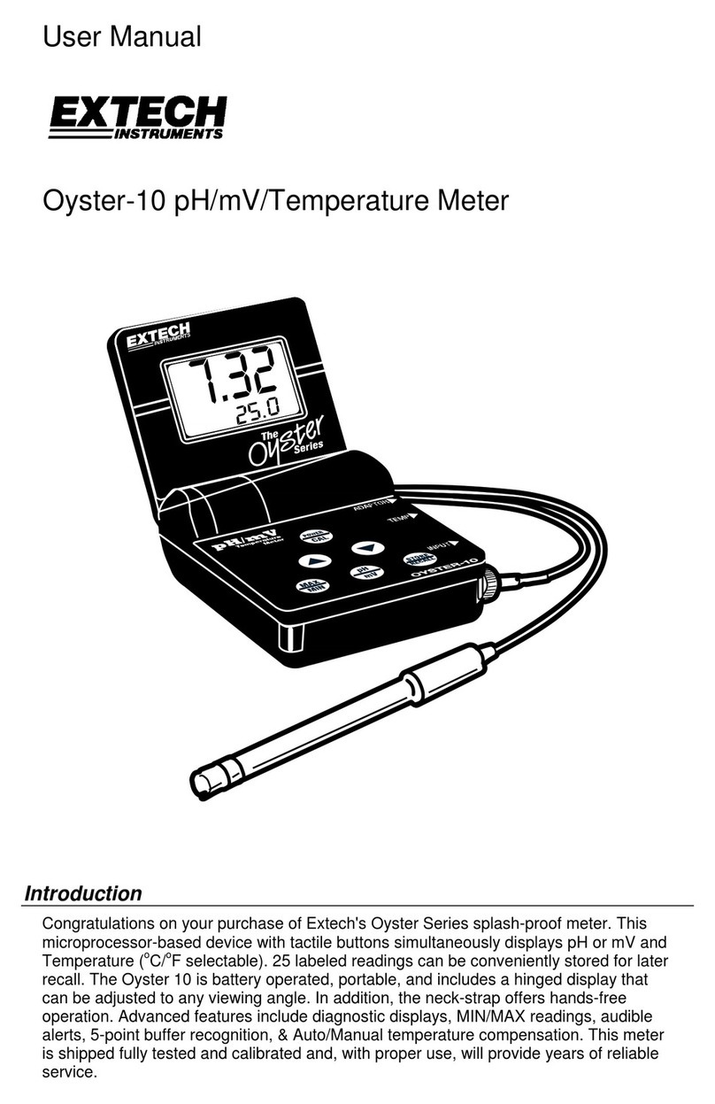 Extech Instruments Oyster-10 User manual Extech Instruments Oyster-10 User manual