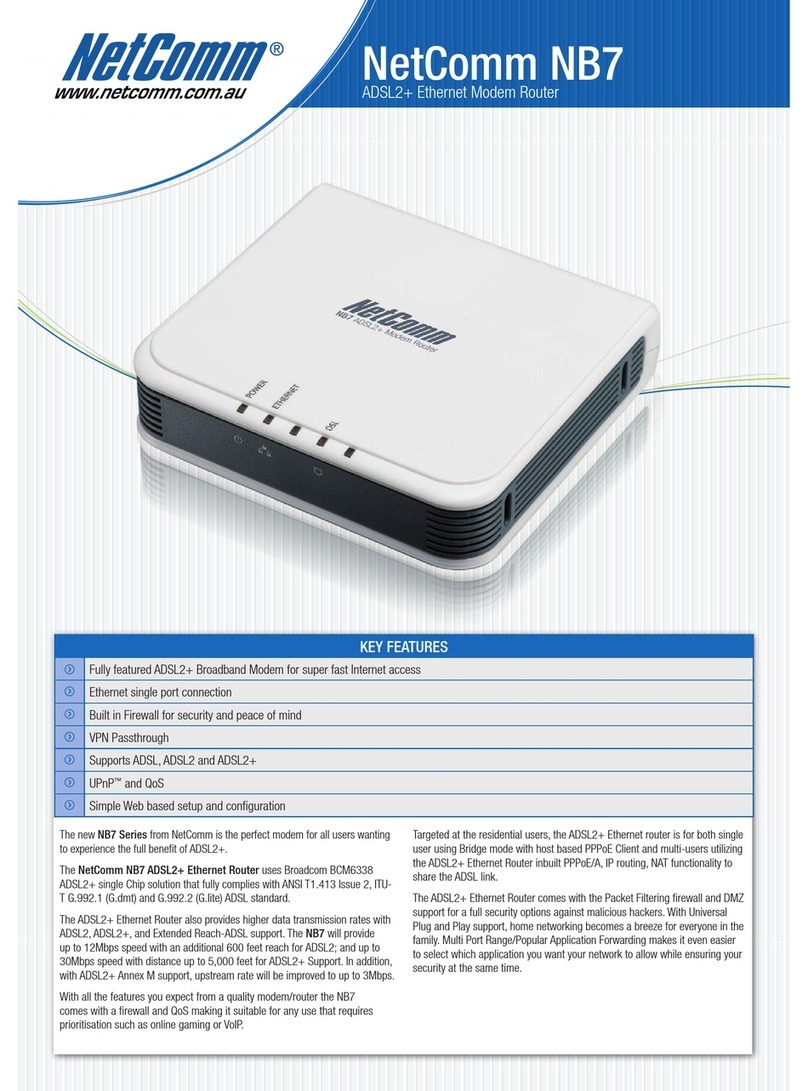 NetComm NB7 Specifications