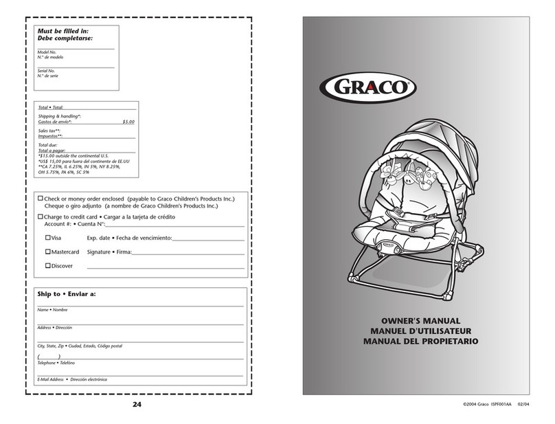 Graco Baby Swing User manual