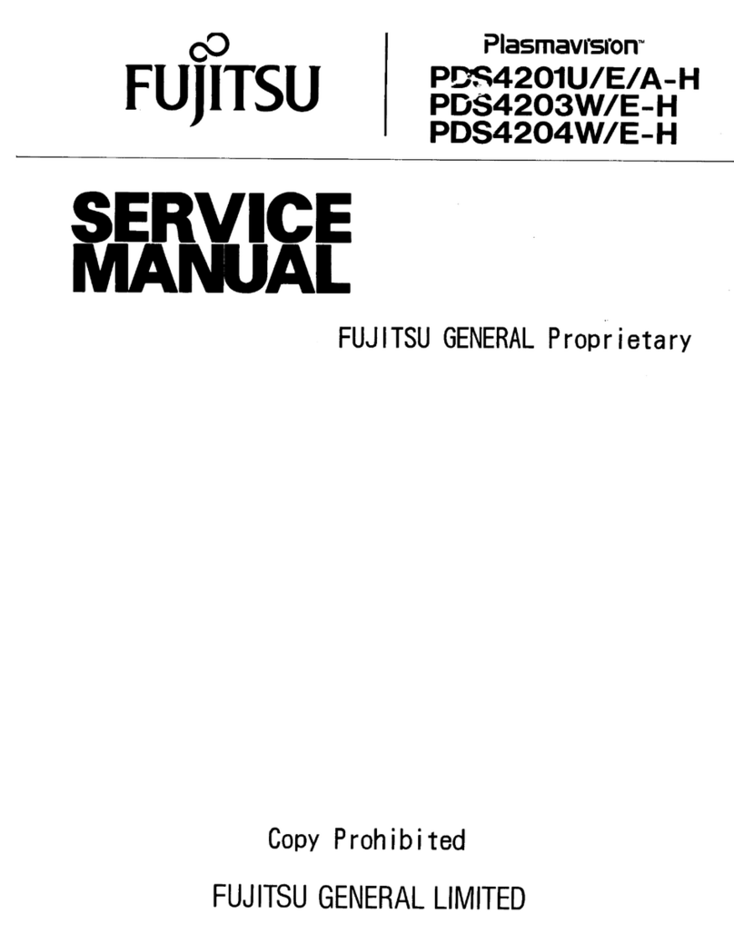 Fujitsu Plasmavision PDS4201U User manual