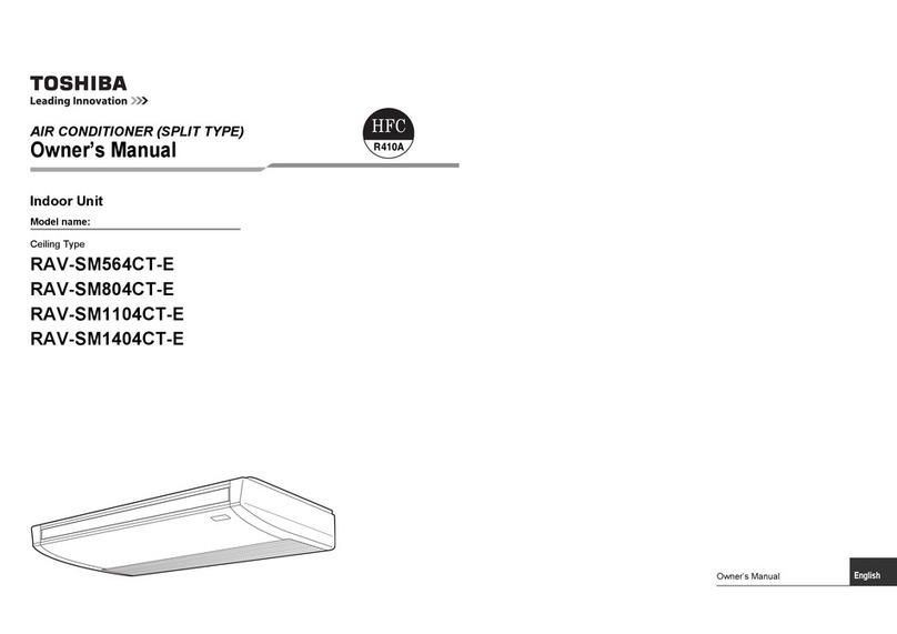 Toshiba RAV-SM564CT-E User manual