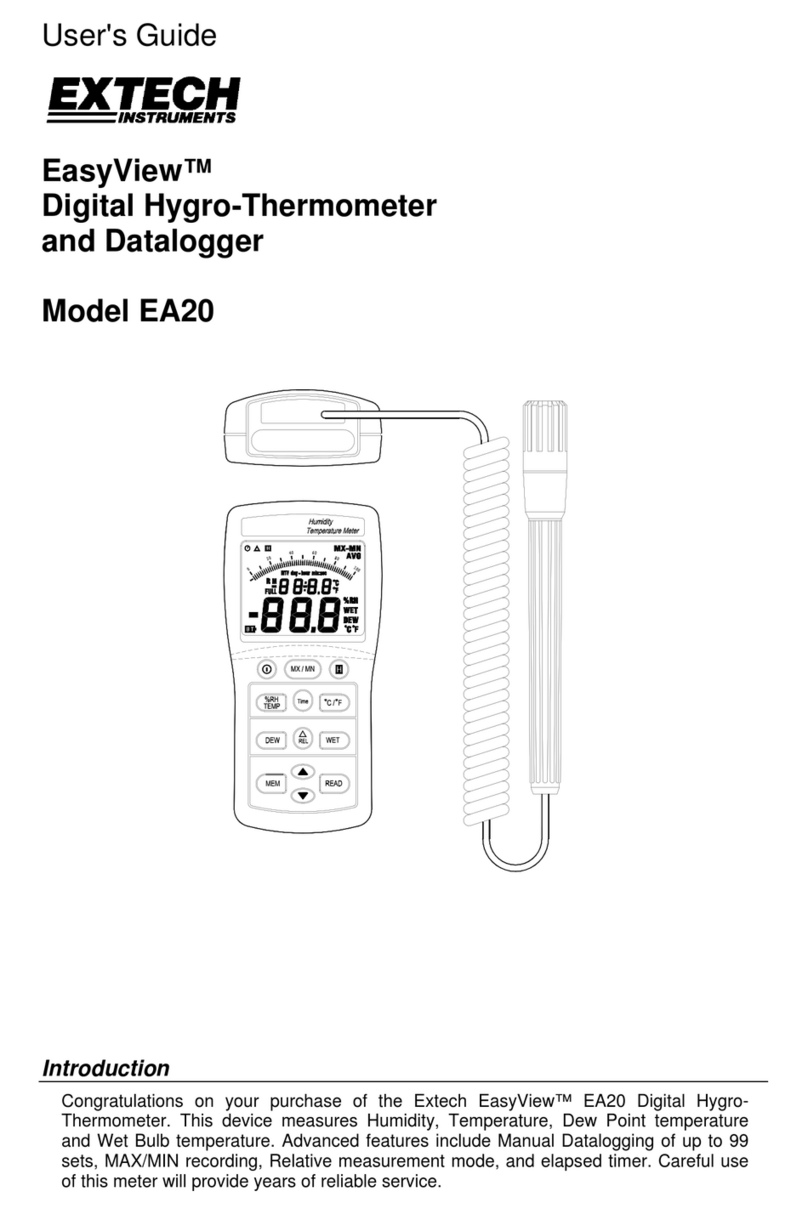 Extech Instruments EasyView EA20 User manual