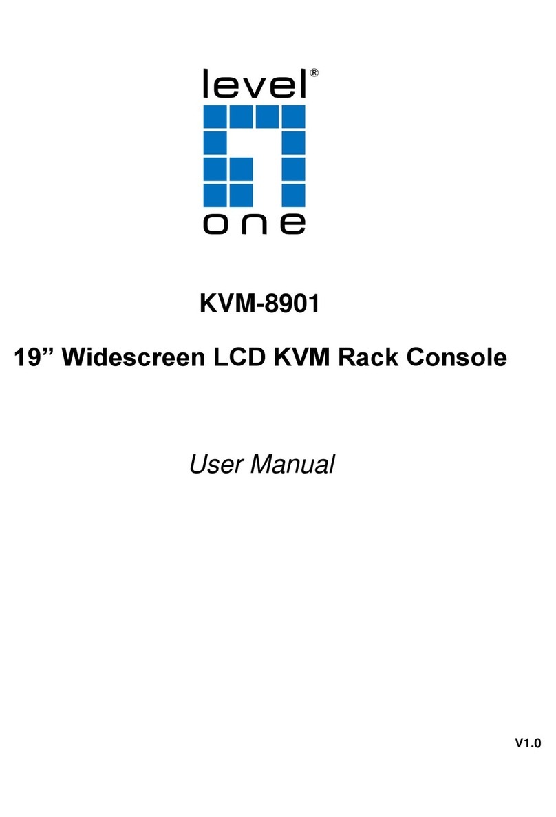LevelOne KVM-8901 user manual