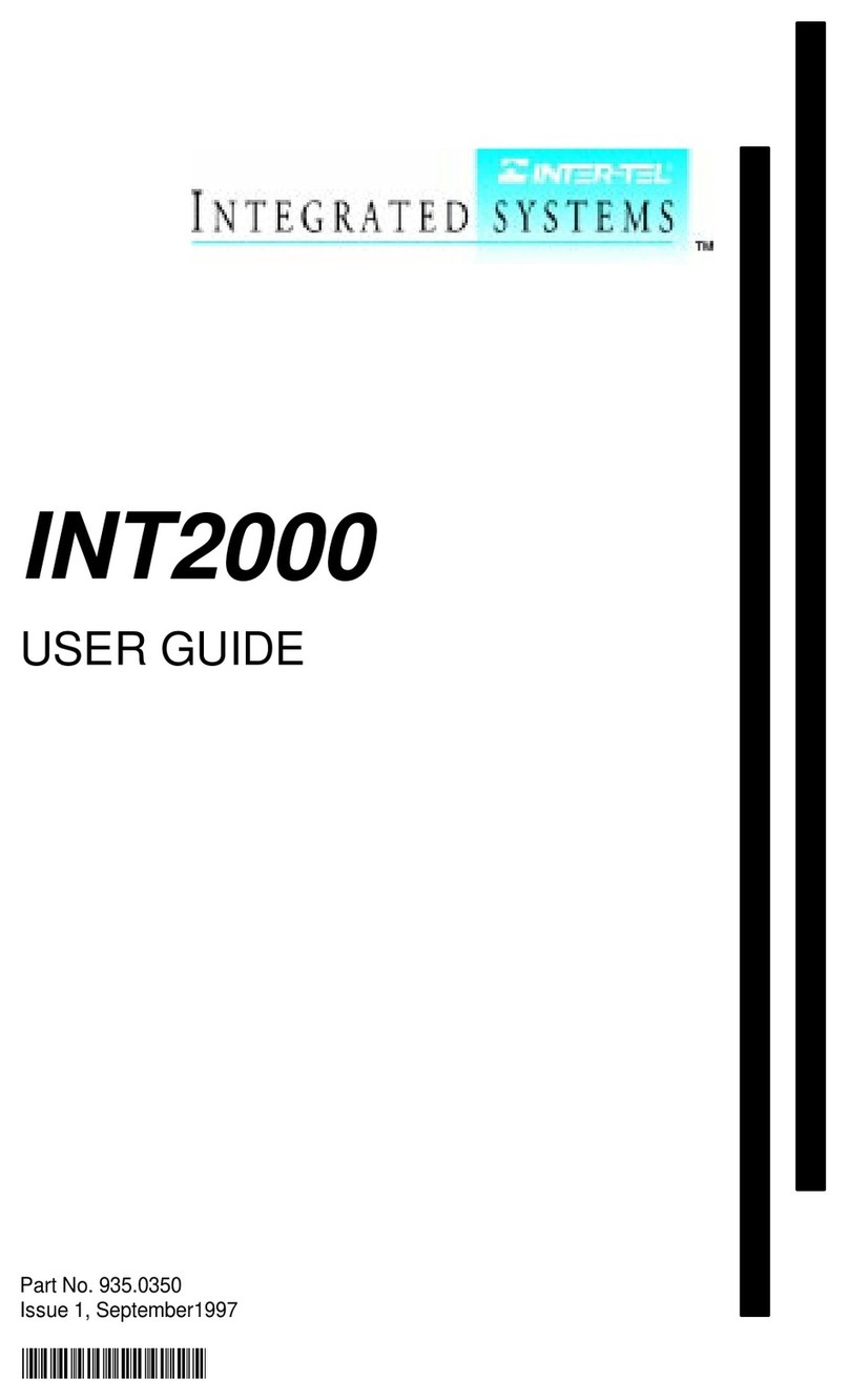 intertel INT2000 user guide