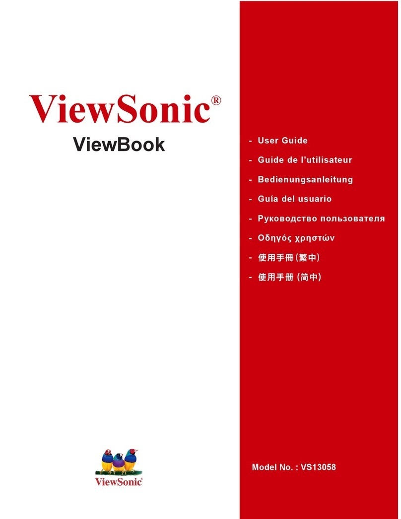 ViewSonic ViewBook VS13058 User manual