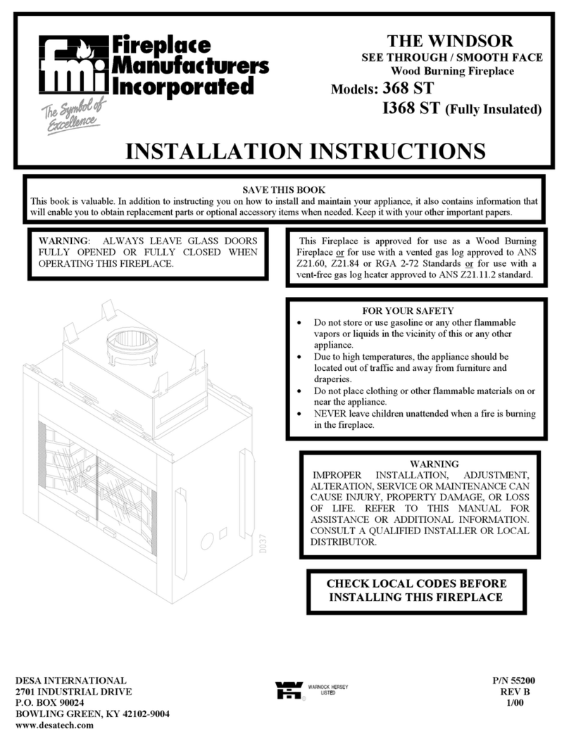 FMI THE WINDSOR 368 ST User manual FMI THE WINDSOR 368 ST User manual