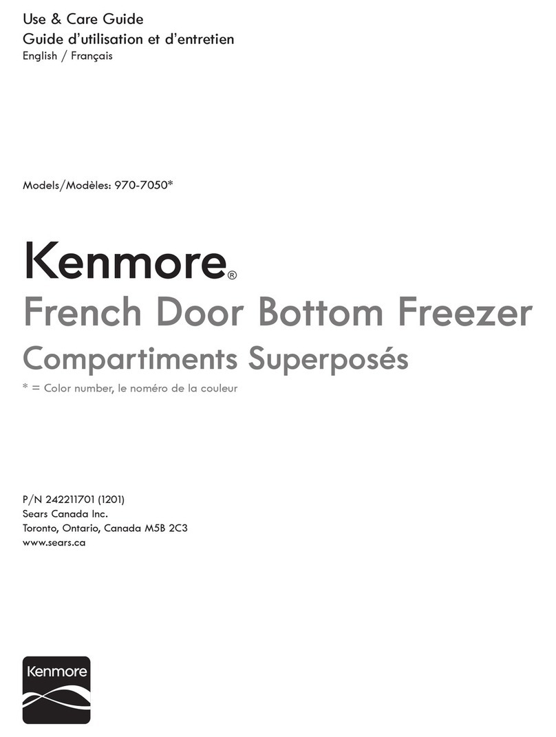 Kenmore 970-7050 Series Use & care guide Kenmore 970-7050 Series Use & care guide