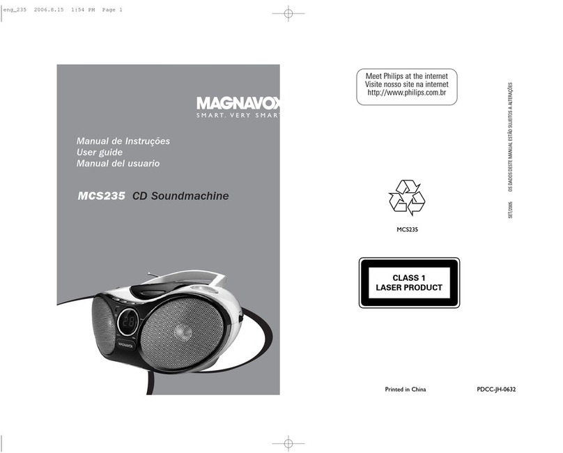 Magnavox MCS235 User manual