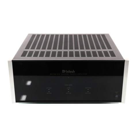 McIntosh MC126 User manual