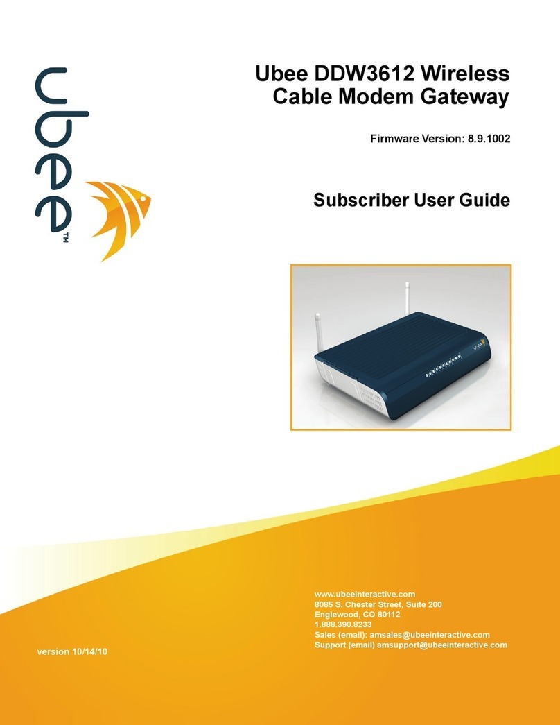 Ubee DDW3612 user guide