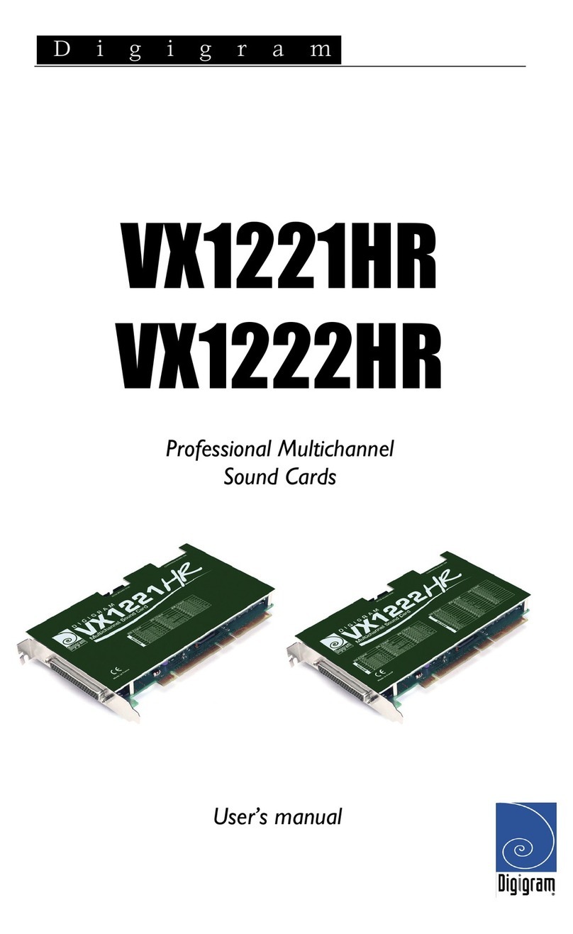 Digigram VX1221HR user manual