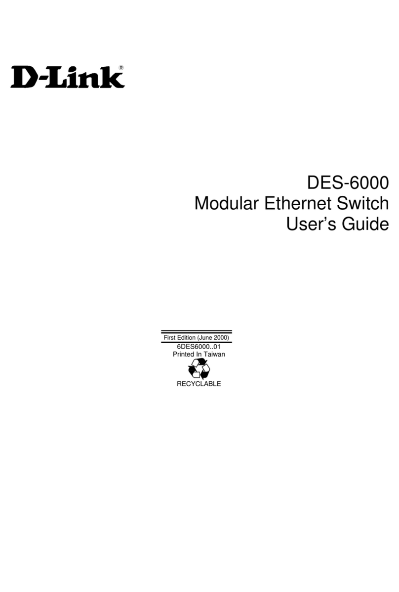 D-Link DES-6000 Series User manual D-Link DES-6000 Series User manual