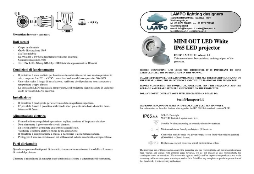 Lampo IP65 user manual