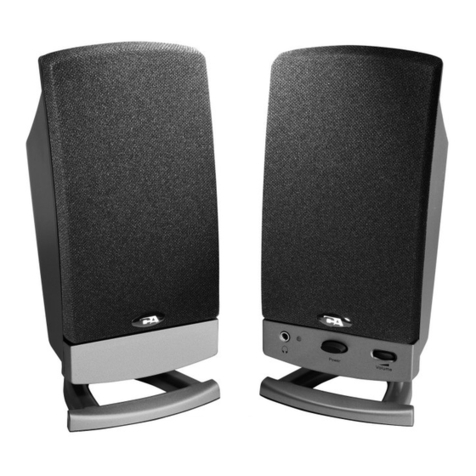 Cyber Acoustics CA-2022R owner's guide