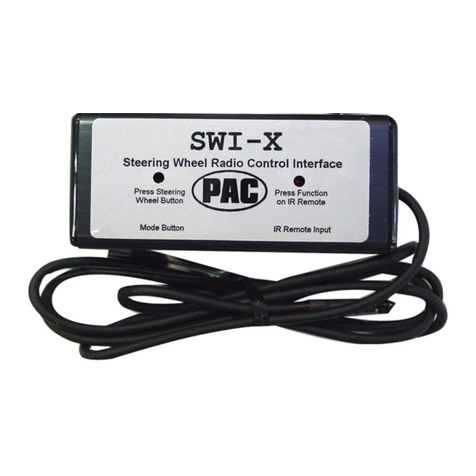 PAC SWI-X installation instructions