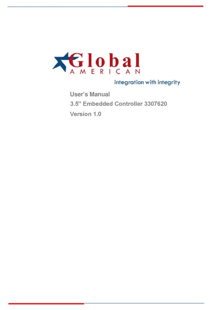 Global American Inc. 3307620 Version 1.0 User manual