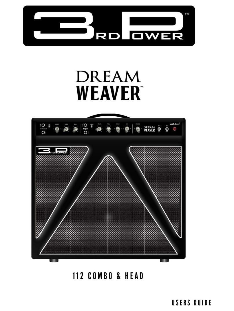 3rd Power Dream Weaver 112 user guide