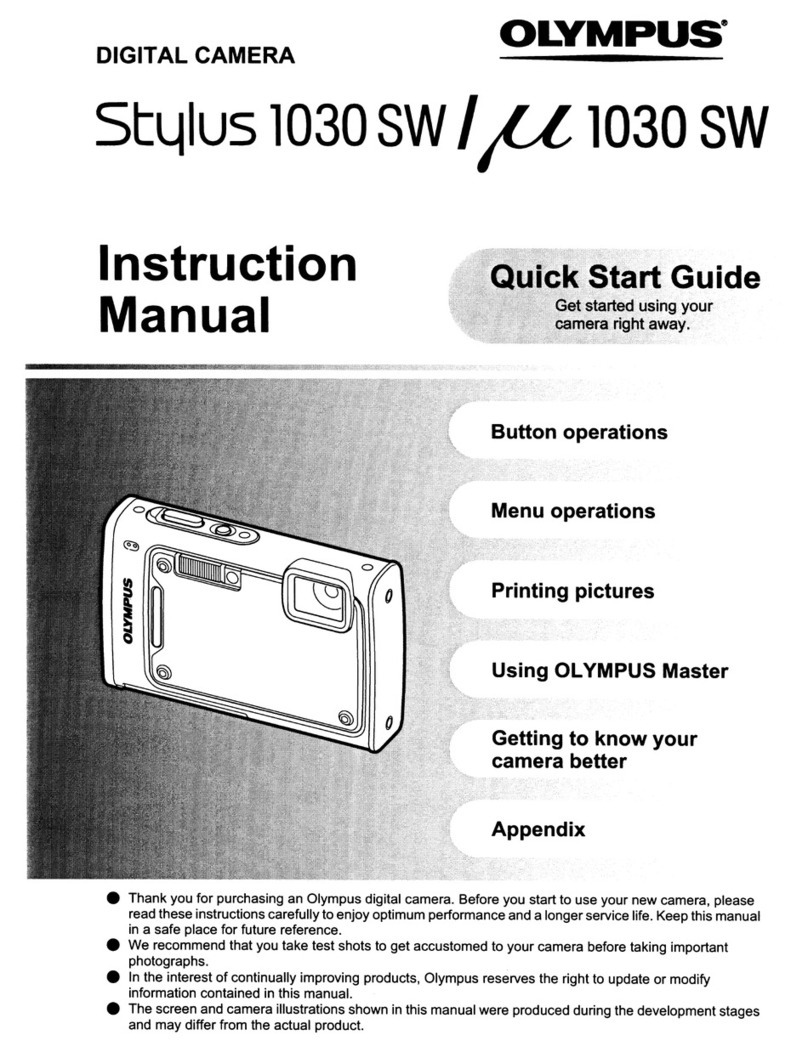 Olympus 1030SW - Stylus Digital Camera User manual
