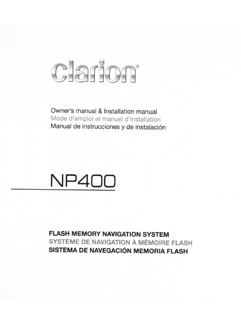 Clarion NP400 Owner's manual & installation manual