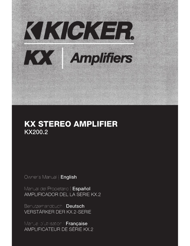 Kicker KX200.2 User manual